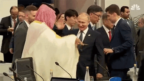 G20峰会普京沙特王储击掌引发热议